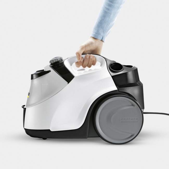 K rcher SC 5 EasyFix IRON PLUG Cylinder steam cleaner 1.5 L 2250 W Black, White
