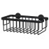 TESA MOON BLACK Aluminium Wall-mounted Shower basket