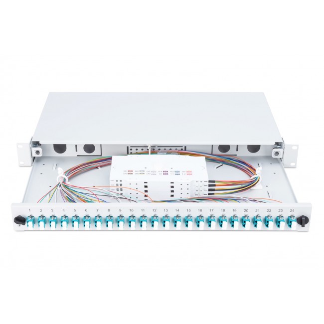 Digitus Fiber Optic Splice Box, Equipped, LC, OM3