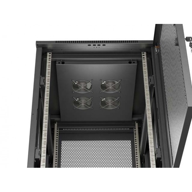 Lanberg FF01-6818-23B rack cabinet 18U Freestanding rack Black Lanberg FF01-6818-23B rack cabinet 18U Freestanding rack Black