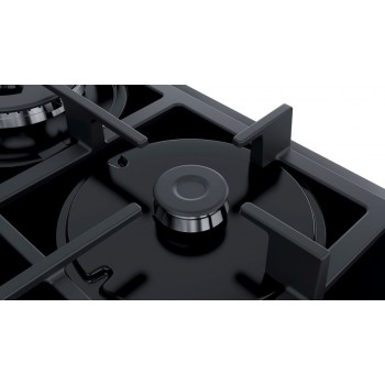 Bosch Serie 4 PNH6B6B90 hob Black Built-in 60 cm Gas 4 zone(s)