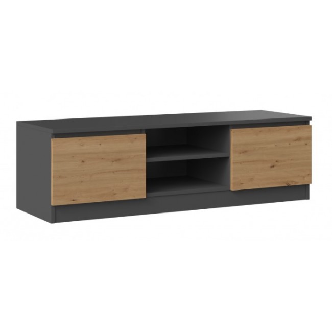 Topeshop RTV 120 ANTR/ARTIS TV stand/entertainment centre 2 shelves