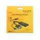 DeLOCK 0.25m VGA+USB2.0-A/HDMI VGA (D-Sub) + USB Black