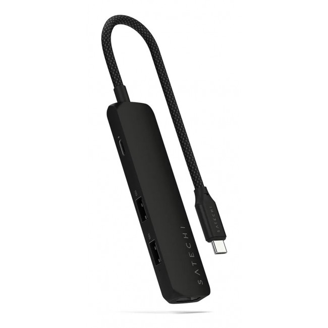 Satechi ST-P4SK interface hub USB Type-C 10000 Mbit/s Black