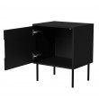 Cama INSERTO bedside cabinet, 2 pcs, 50x40x61.5 cm, black + LED Cama INSERTO bedside cabinet, 2 pcs, 50x40x61.5 cm, black + LED