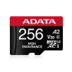 ADATA AUSDX256GUI3V30SHA2-RA1 memory card 256 GB MicroSDXC UHS-I Class 10 ADATA AUSDX256GUI3V30SHA2-RA1 memory card 256 GB MicroSDXC UHS-I Class 10