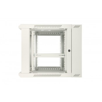 Extralink Rackmount cabinet 12U 600x600 AZH Gray wall mounted, swing type