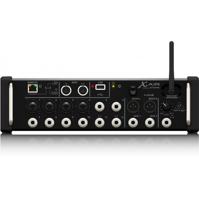 Behringer XR12 audio mixer 12 channels Black