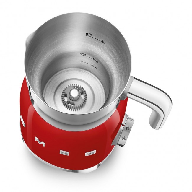 Milk frother Smeg 50's Style red