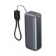 Gembird PB10-PD20-LCD-02 Compact fast charging power bank with LCD display, 20W, 10000 mAh, spacegrey
