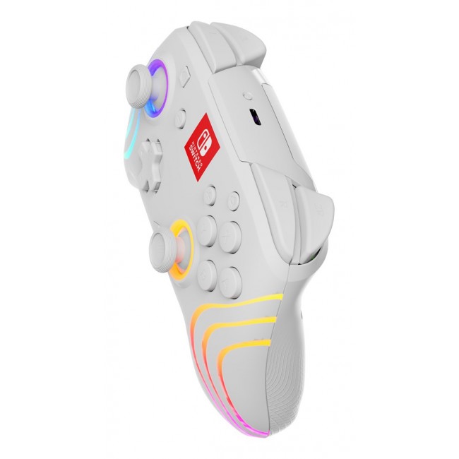 PDP Afterglow Wave White Gamepad Analogue / Digital Nintendo Switch, Nintendo Switch OLED