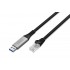 Digitus USB-A - RJ45 Ethernet cable, 1Gbit/s, 15m