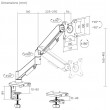 Deltaco ARM-534-B TV mount/stand 81.3 cm (32