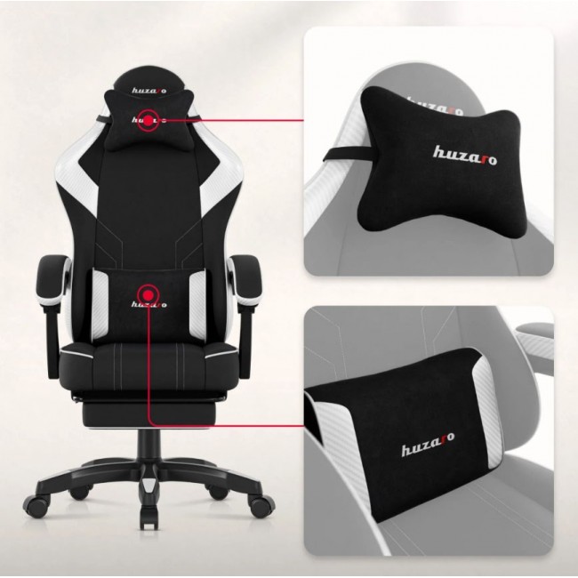 Huzaro Force 3.7 White Carbon Gaming Chair