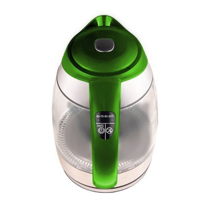 LED Glass Kettle ucznik WK-2020 1,8l Green