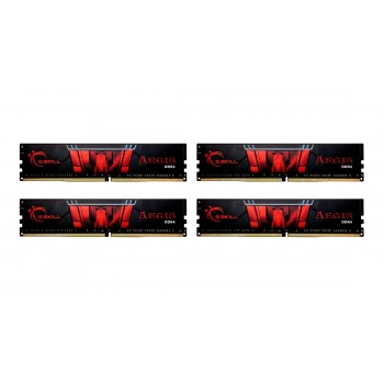 G.Skill Aegis F4-3200C16Q-32GIS memory module 32 GB 4 x 8 GB DDR4 3200 MHz