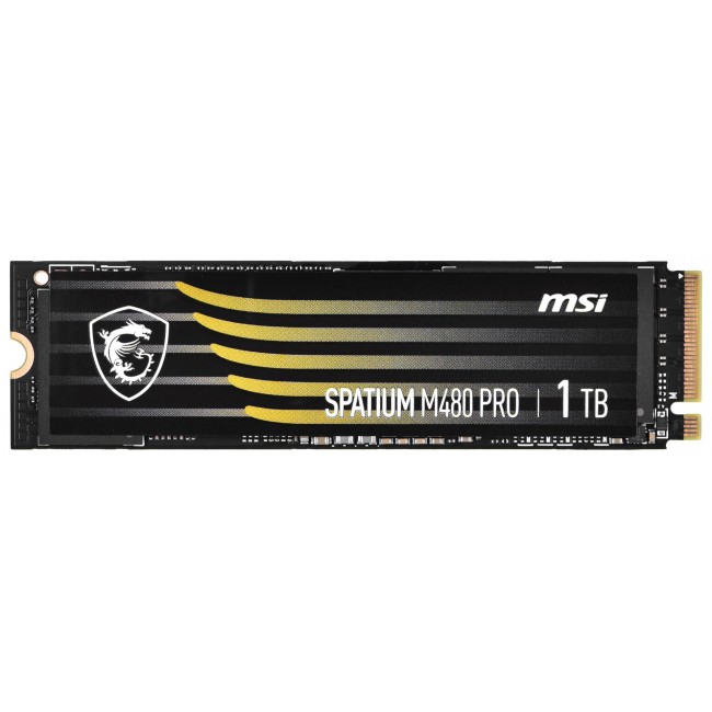 MSI SPATIUM M480 PRO PCIe 4.0 NVMe M.2 1TB PCI Express 4.0 3D NAND