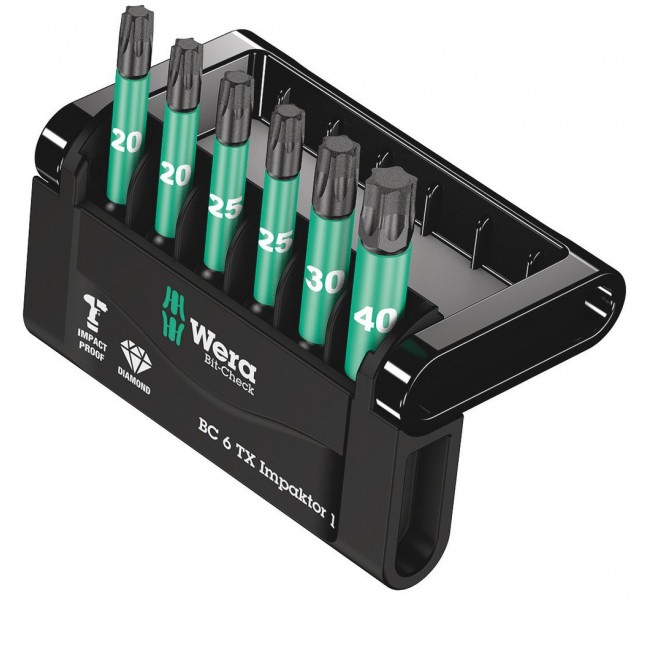 Wera Bit-Check screwdriver bit 6 pc(s) Wera Bit-Check screwdriver bit 6 pc(s)