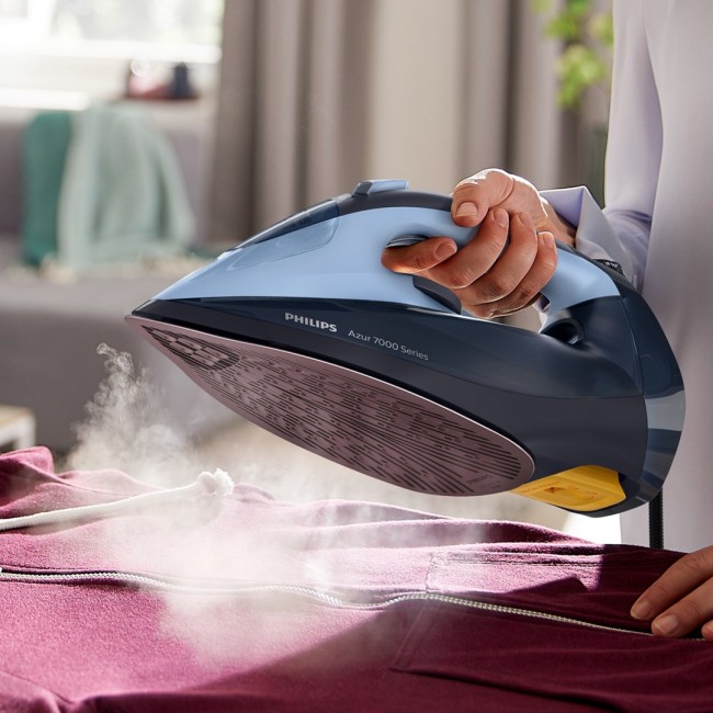 Philips 7000 series DST7041/20 HV Steam Iron Light/Dark Blue Philips 7000 series DST7041/20 HV Steam Iron Light/Dark Blue