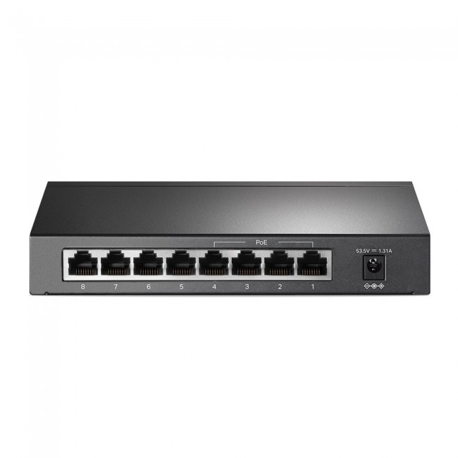 TP-Link 8-Port 10/100Mbps Desktop PoE Switch with 4-Port TP-Link 8-Port 10/100Mbps Desktop PoE Switch with 4-Port