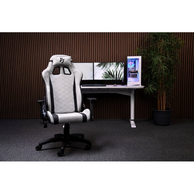 Arozzi Soft Fabric | Gaming Chair | Avanti SoftFabric | Light Pilkas Console gaming chair Upholstered seat