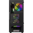 Savio Noctis Glass RGB Cube Black