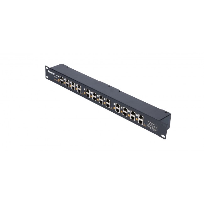 Extralink Gigabit PoE Injector 12 Port 12x 1000Mb/s RJ45, Rackmount