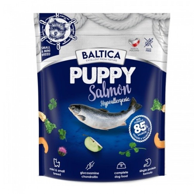 BALTICA Excellent Puppy Salmon Hypoallergenic Small breeds - dry dog food - 1kg BALTICA Excellent Puppy Salmon Hypoallergenic Small breeds - dry dog food - 1kg