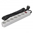 Gembird SPG6-B-10C Surge protector, 6 Schuko sockets, 3m, grey Gembird SPG6-B-10C Surge protector, 6 Schuko sockets, 3m, grey