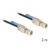 DeLOCK 83395 Serial Attached SCSI (SAS) cable 2 m Black