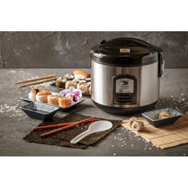 Adler AD 6406 rice cooker Black,Stainless steel 1000 W