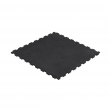 Rubber floor, equipment mat, puzzle 1m, 20mm, blac