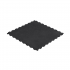Rubber floor, equipment mat, puzzle 1m, 20mm, blac