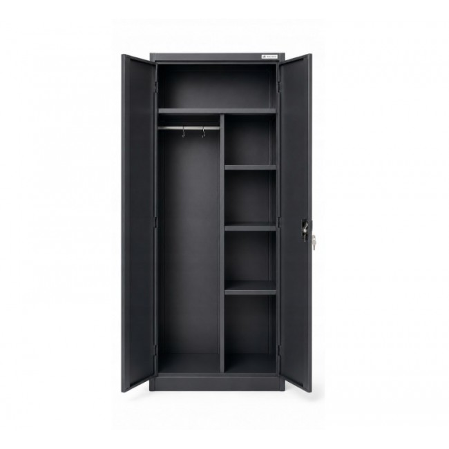 Iron Mate SATURN Metal Utility Cupboard 185x90x45 Anthracite RAL7016