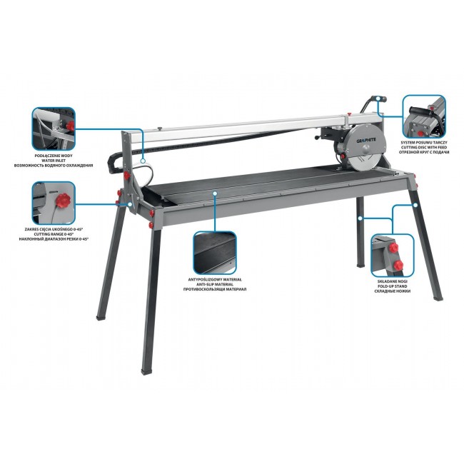 Graphite 59G892 manual tile cutter
