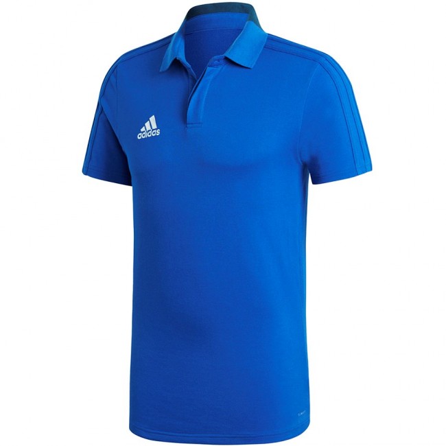 adidas Condivo 18 Cotton Polo T-Shirt blue CF4375 S adidas Condivo 18 Cotton Polo T-Shirt blue CF4375 S