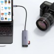 Ugreen CM512 90568 USB-C adapter 2 USB-A 3.0 / HDMI / RJ45 / SD and TF card reader / USB-C PD 100 W Grey
