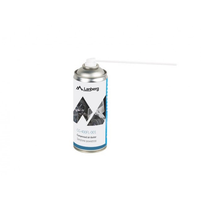 Lanberg CG-400FL-001 compressed air duster 400 ml