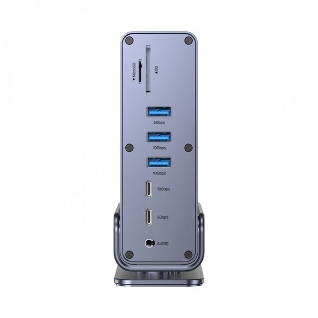 UNITEK D1135AGY01 laptop dock/port replicator Docking USB 3.2 Gen 1 (3.1 Gen 1) Type-C Grey