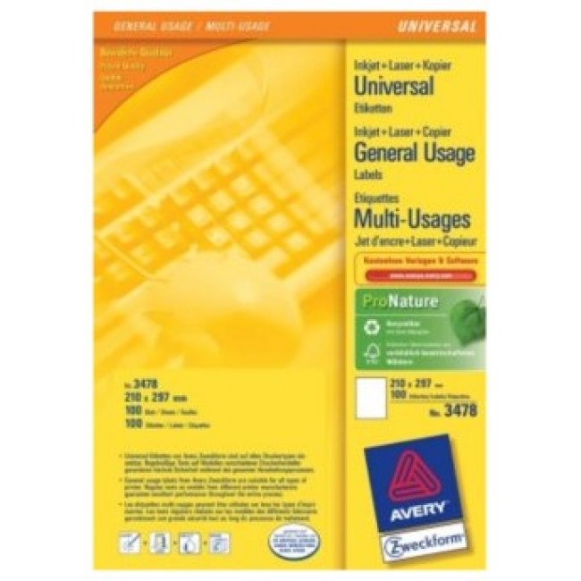 Avery Multi-Function Labels White Avery Multi-Function Labels White