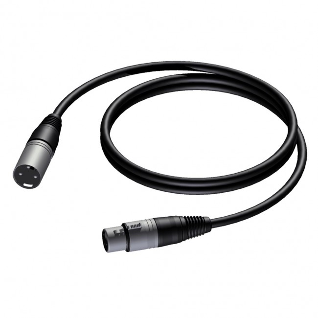 PROCAB CABLE MALE XLR FEMALE XLR, 10 M PROCAB CABLE MALE XLR FEMALE XLR, 10 M