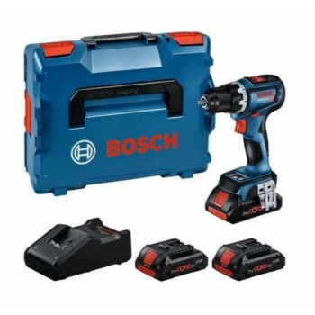 BOSCH. SCREWDRIVER GSR 18V-90 C 3xPC4,0Ah 64/36Nm LB ...