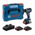 BOSCH. SCREWDRIVER GSR 18V-90 C 3xPC4,0Ah 64/36Nm LB ...