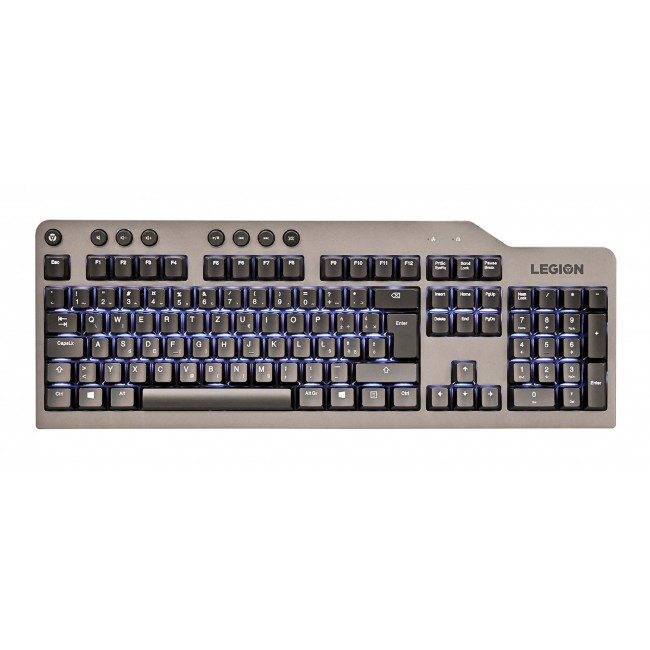 Lenovo Legion K500 keyboard USB QWERTZ Black, Grey Lenovo Legion K500 keyboard USB QWERTZ Black, Grey