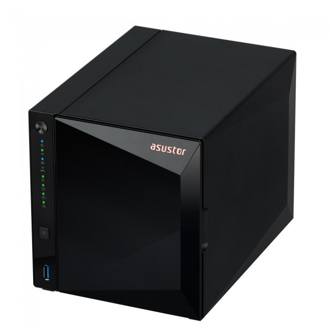 Asustor DRIVESTOR 4 Pro Gen2 AS3304T V2 NAS Realtek RTD1619B 2 GB DDR4 ADM Black