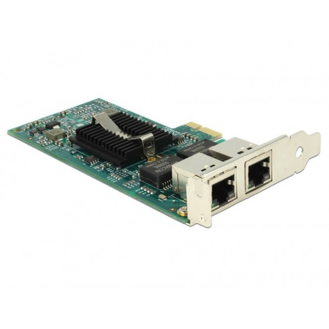 Delock PCIe Card 2x Gigabit LAN Network Adapter