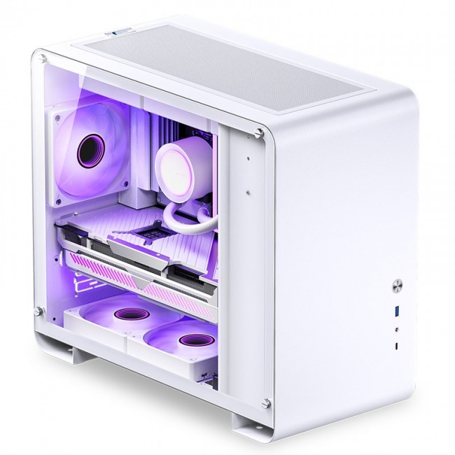 Jonsbo U4 Mini Micro-ATX Case, Tempered Glass - white Jonsbo U4 Mini Micro-ATX Case, Tempered Glass - white