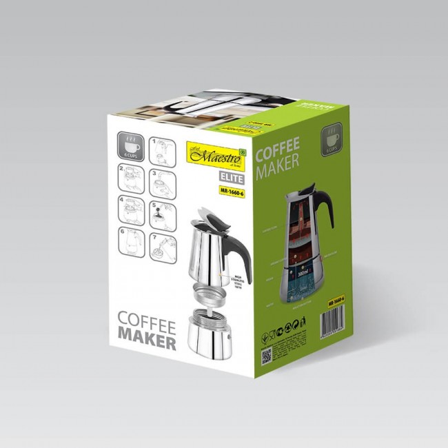 Coffee machine for 6 cups MR-1660-6 MAESTRO Coffee machine for 6 cups MR-1660-6 MAESTRO
