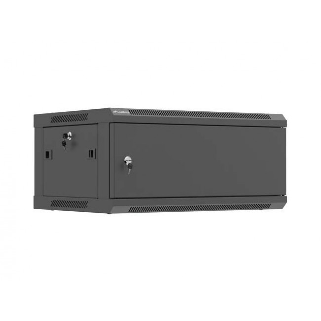 Lanberg WF01-6404-00B rack cabinet 4U Wall mounted rack Black Lanberg WF01-6404-00B rack cabinet 4U Wall mounted rack Black