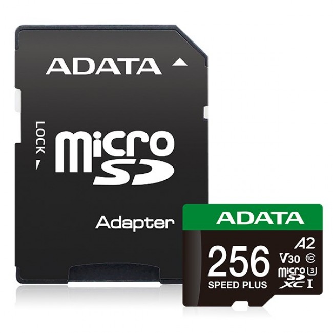 ADATA Speed Plus 256 GB MicroSDXC Class 10 ADATA Speed Plus 256 GB MicroSDXC Class 10